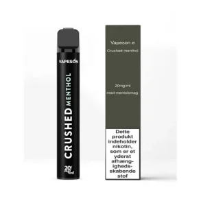 VAPESON E DISPOSABLE - CRUSHED MENTHOL 20MG