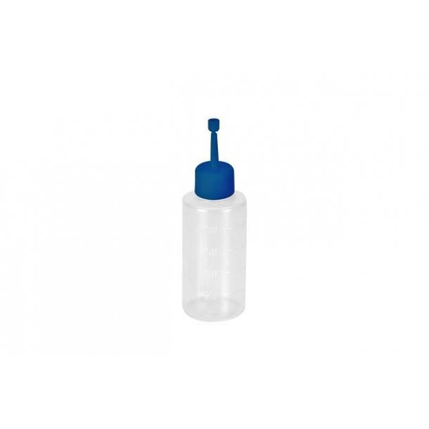 100 ML meget blde flasker med creme farvet lg