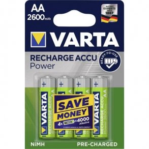 VARTA 2600 mAh AA / R06 / Mignon Professional Genopladelige batterier