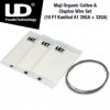 Muji Organic Cotton & Clapton Wire Set (10 FT Kanthal A1 26GA + 32GA)