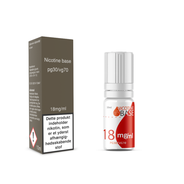 10 ML Nicotin base ren 30PG/70VG