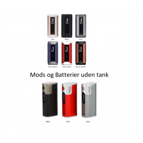 Batterier og Mods uden tank